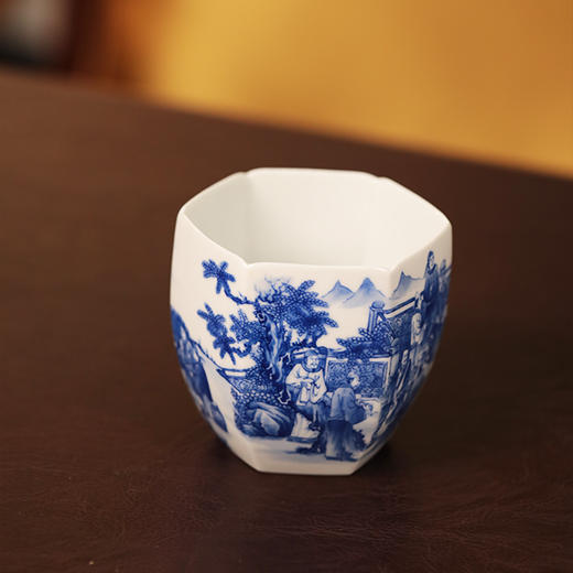 朗谷窑-十八学士陶瓷单杯 商品图2