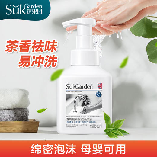 蔬果园茶香泡泡洗手液500ml 商品图1