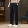 【灯芯绒】【新款DQ】大依优型大码松紧腰直筒休闲裤长裤男舒适休闲简约百搭加肥加大男装 商品缩略图1