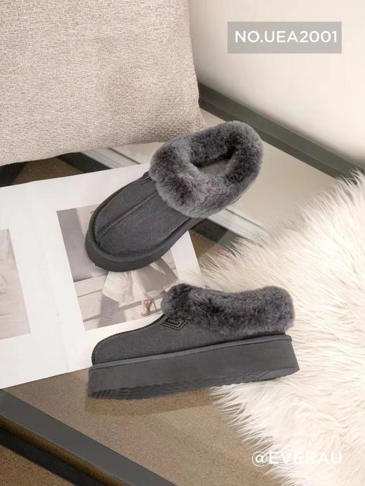 𝐄𝐕𝐄𝐑𝐀𝐔▪️翻毛厚底棉鞋 商品图4