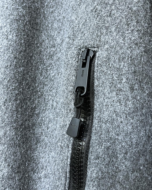 现货 THS 10.14-限时 缪家 中性风 双刷摇粒绒御寒软糯立领外套 AF1002 商品图10