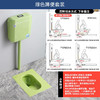 便池全黑陶瓷便器一整套水箱防臭蹲大黑色彩色感应成人蹲坑家用 商品缩略图1