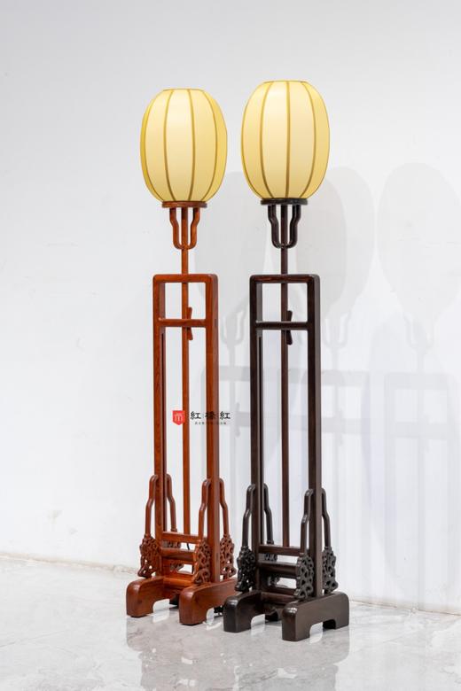 红桥红  家具严选  缅甸花梨（大果紫檀）/大红酸枝（交趾黄檀）【灵芝如意宫灯】 商品图1