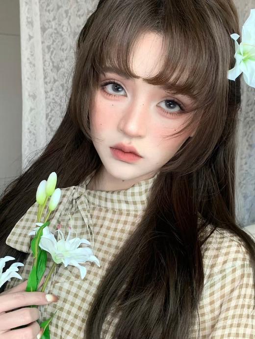 【大直径月抛】T-sukicon-雾都山茶花灰-14.5mm【月抛 0-800度 无525/575】 商品图4