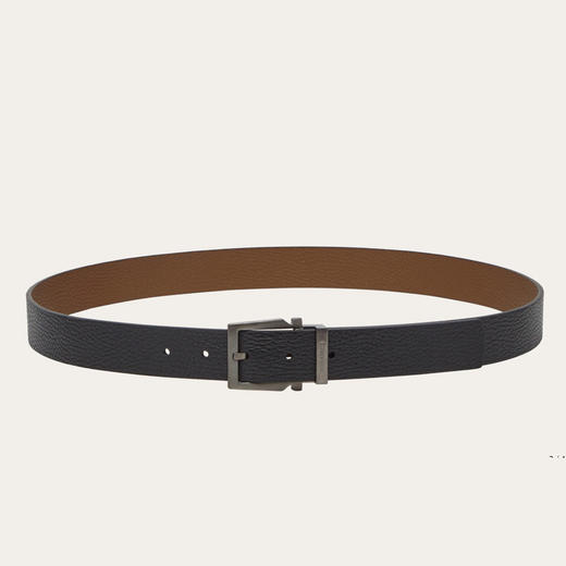 FERRAGAMO 菲拉格慕 男士双面可调节腰带 黑色 67 0253 770729 商品图1