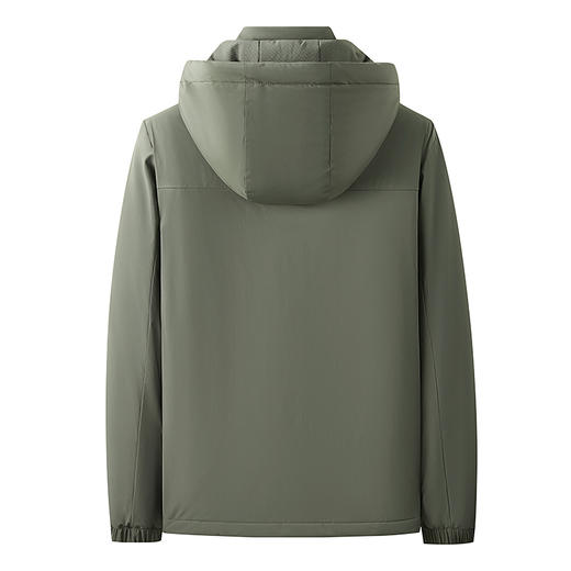 【可拆卸帽】【新款DZP】大依优型大码男装连帽棉衣棉服夹克加肥加大休闲夹克胖子外套上衣 商品图6