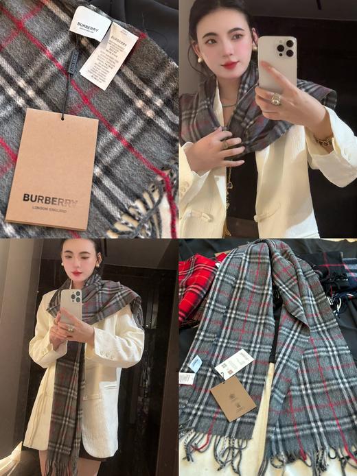 Burberry 格纹围巾168*30cm 商品图6