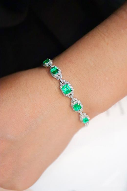 2.7克拉祖母绿手链 商品图3