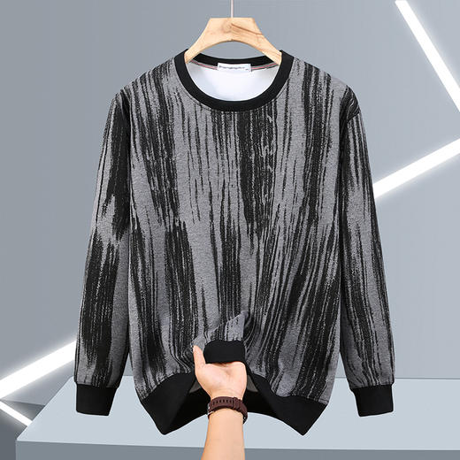 【特大码】【新款DFF】大依优型大码圆领卫衣男宽松休闲上衣胖子加肥加大男士潮流 商品图2