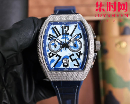 法兰克·穆勒 Franck Muller Vanguard V45游艇系列 男士石英腕表 商品图8