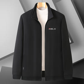 【羊羔绒】【新款DZP】大依优型大码立领夹克外套羊羔绒加绒外套男宽松加肥加大码上衣夹克休闲