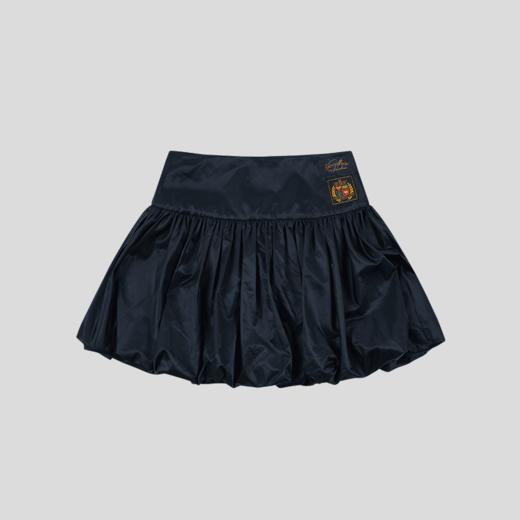 GOODBAI 拼接拉链双层褶皱半身短裙 商品图4