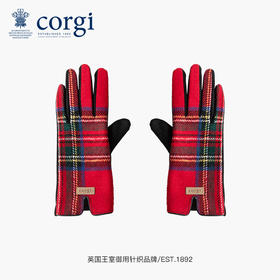 【英国皇室御用针织品牌】Corgi女款秋冬触屏手套  加绒保暖  时尚百搭  轻松应对寒冷天气