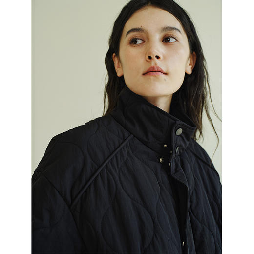 HeyDress法式立领棉服女秋冬宽松加厚保暖棉衣百搭休闲短款外套 商品图2