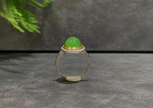 【御珠宫坊】金镶碧玉戒指 商品图1