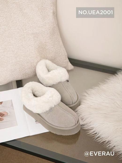 𝐄𝐕𝐄𝐑𝐀𝐔▪️翻毛厚底棉鞋 商品图0