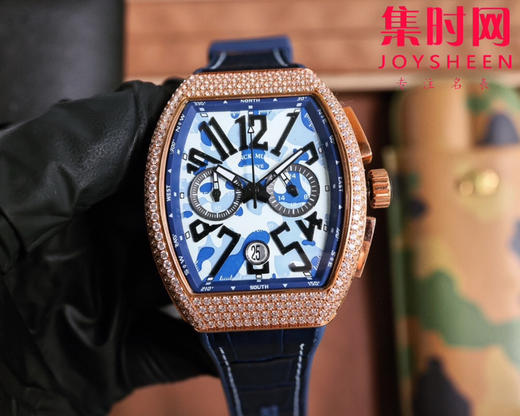 法兰克·穆勒 Franck Muller Vanguard V45游艇系列 男士石英腕表 商品图8