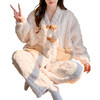 冬天【珊瑚绒月子服】冬季产后孕妇睡衣 春秋冬款产妇哺乳睡衣套装 商品缩略图4