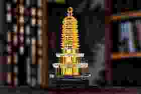 水晶宝塔家居摆件