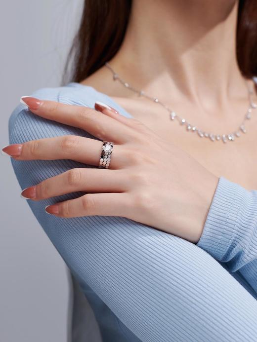 尚美蜂窝戒指V金镀金CNC版本（XTY） 商品图8