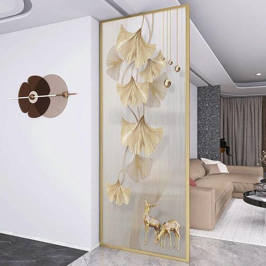 隔断长虹客厅屏风时尚过道入户屏风隔断超白走廊遮挡钢化玻璃艺术 商品图2