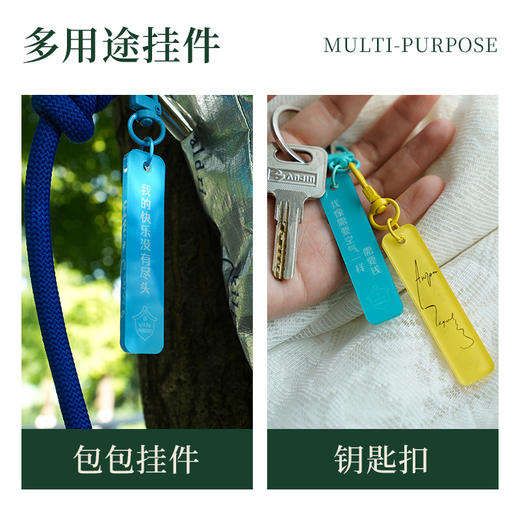 【译森文创】作家签名金句亚克力钥匙扣挂件饰品 黑塞/卡夫卡/托尔斯泰/契诃夫/毛姆/蒙田/雨果/梭罗/简奥斯丁/陀翁 多款可选 商品图3