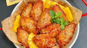 🍍菠萝烤鸡翅真的绝了！鲜嫩多汁，果香四溢！