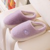 馨宜优品小熊舒适女士棉拖（紫） 商品缩略图2