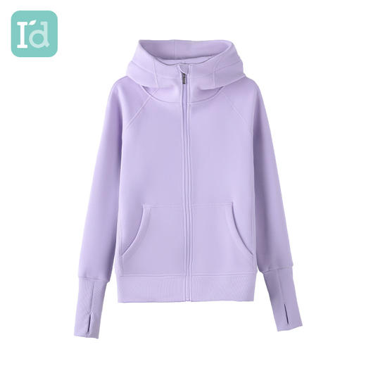 I'd爱帝考拉绒加厚保暖休闲卫衣连帽防寒外套 商品图12