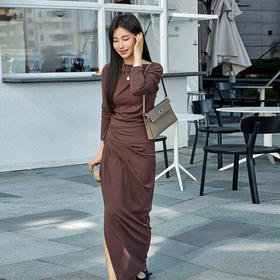 【顺丰包邮】99108 洛诗琳秋季新款气质修身羊毛上衣半裙两件套61050