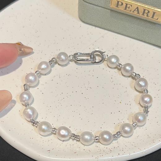 7DAYS满天星银扣珍珠手链 商品图1