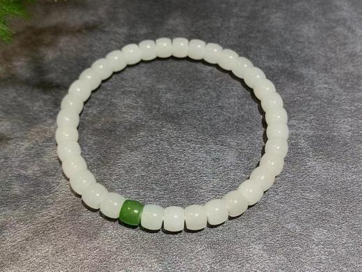 【御珠宫坊】羊脂白玉手串 商品图5