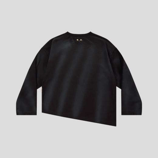 GOODBAI GOODEES漫画封面女孩图案喷脏做旧领口拉链卫衣 商品图4