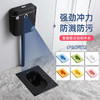便池全黑陶瓷便器一整套水箱防臭蹲大黑色彩色感应成人蹲坑家用 商品缩略图2
