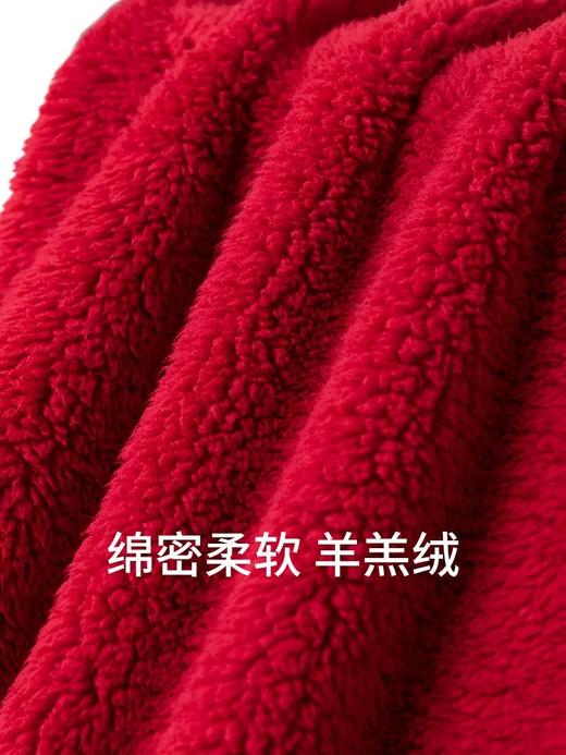 【羊羔绒鸿运连连】SCHIESSER舒雅秋冬款男羊羔绒鸿运新年本命年红品家居套装（亲子情侣系列男款）（实物颜色偏暗一点）E9/23377H 商品图1