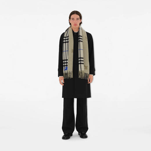 BURBERRY 巴宝莉 男女通用双面两用格纹羊绒围巾 格子 8094711 A3888 商品图3