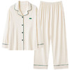 ❤️❤️【诗慕小姐2024秋冬新款简约可外穿舒适家居服套装3688款】✅天然纤维，🤭柔软、🤭透气、🤭耐磨、🤭方便清洗 ✅版型宽松又遮肉，✨躺着、🍹摊着、🌸坐着都很舒坦 商品缩略图4