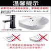台上加盆盆二合一不锈钢龙头洗手盆冷热水单孔黑色洗脸高台水龙头 商品缩略图3