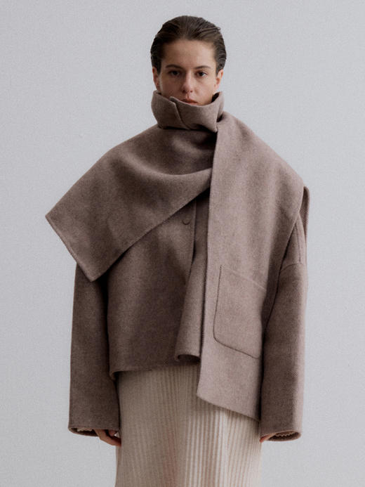 VC｜AW24093 Atlas square cut coat 外套 [ 驼 / 灰 ] 商品图0