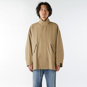 N.HOOLYWOOD STAND COLLAR COAT 军事风廓形短大衣外套