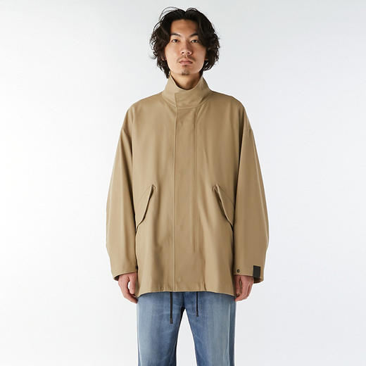 N.HOOLYWOOD STAND COLLAR COAT 军事风廓形短大衣外套 商品图0