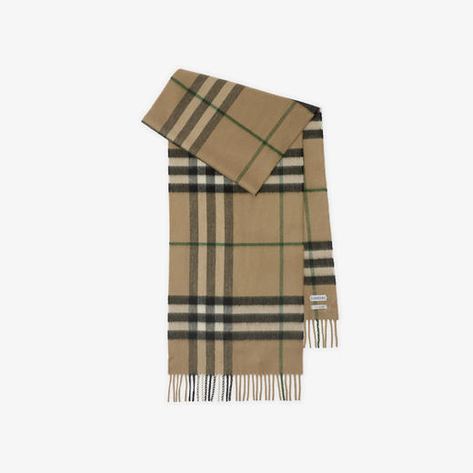 BURBERRY 巴宝莉 男女通用格纹羊绒围巾 格子 8091006 C1167 商品图0