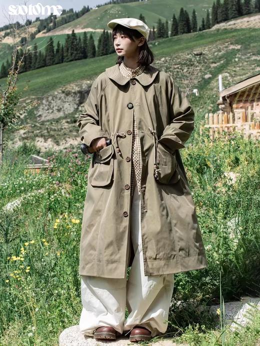 早乙女惠子saotome/STMFY243162/工装风防泼水明线风衣 商品图3