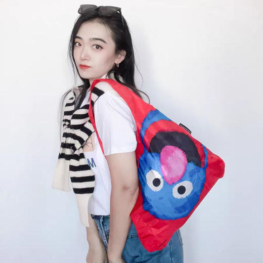 EnviroSax樱色春卷包｜芝麻街/梵高/莫奈/猫咪 爆款系列 大容量可折叠便携购物袋 商品图12