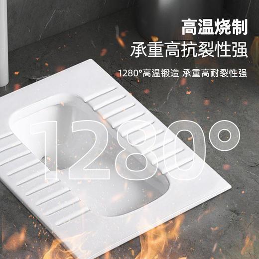 蹲厕所超薄存水便盆式无弯卫浴13cm带便器卫生间蹲弯蹲坑18cm 商品图1