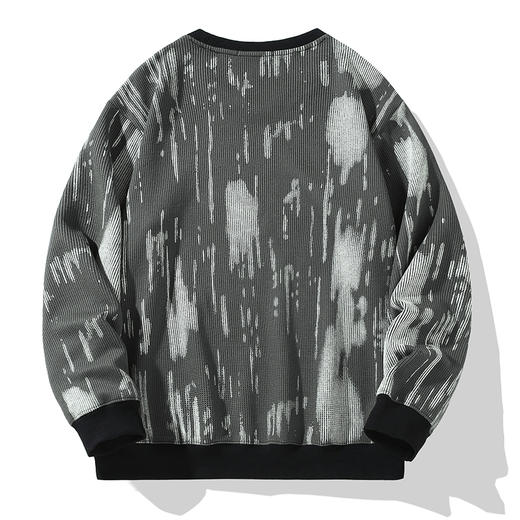 【特大码】【新款DFF】大依优型大码圆领卫衣男宽松休闲上衣胖子加肥加大男士潮流 商品图5