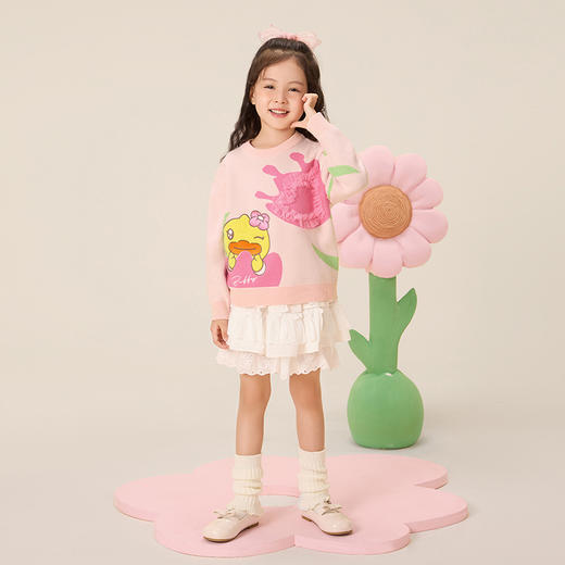 B.Duck小黄鸭童装春秋针织衫105-150 FF3512050 商品图5