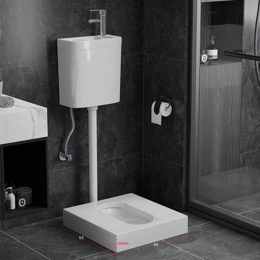 坐马桶蹲弯蹲台式带便便防臭器免蹲坑神器免明装便厕台挖坑砌改蹲 商品图1