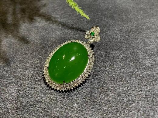 【御珠宫坊】金镶碧玉吊坠 商品图1