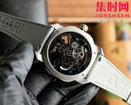 BVLGARI 宝格丽 Octo Roma系列 镂空飞轮男士腕表 商品图6